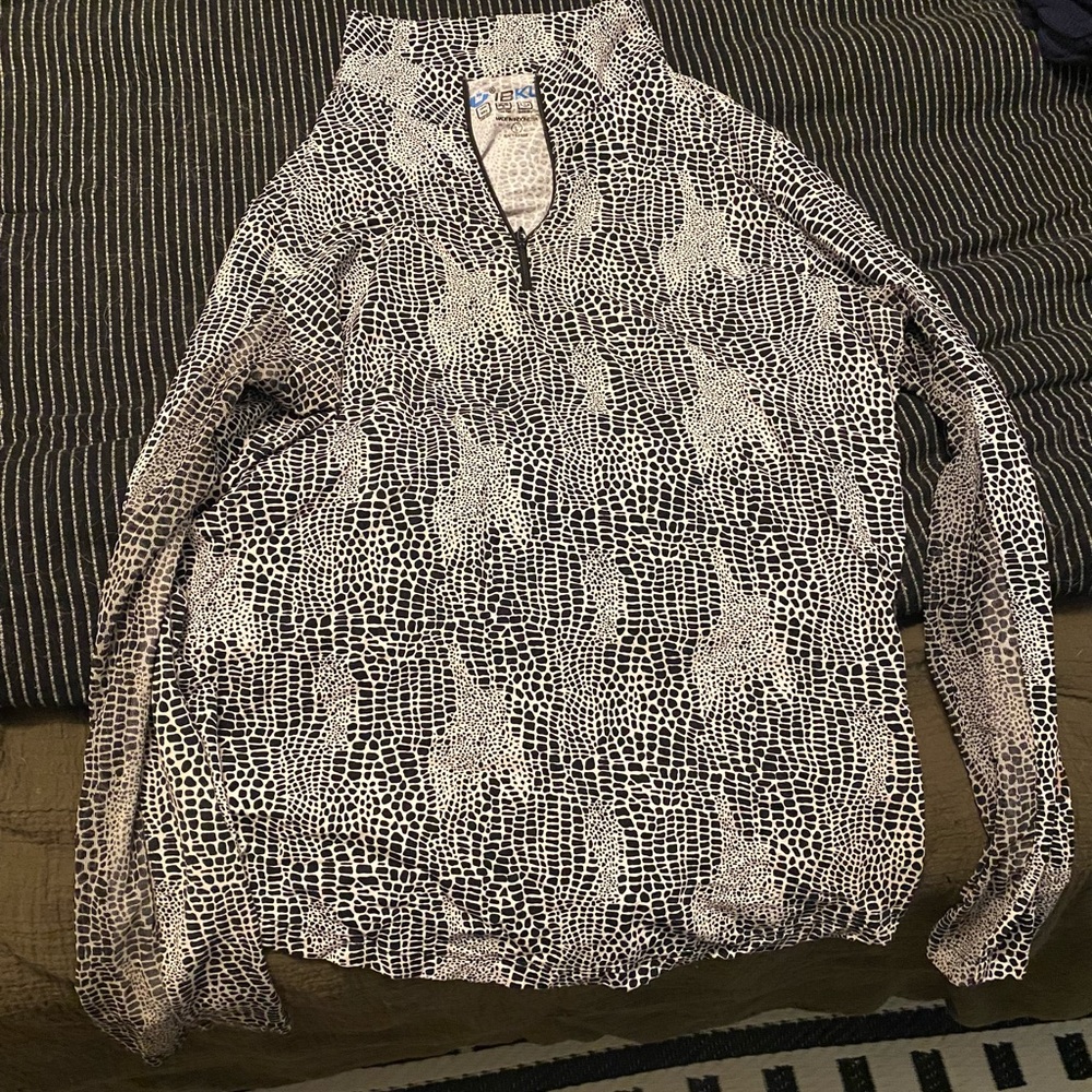 UPF 50 snakeskin golf shirt